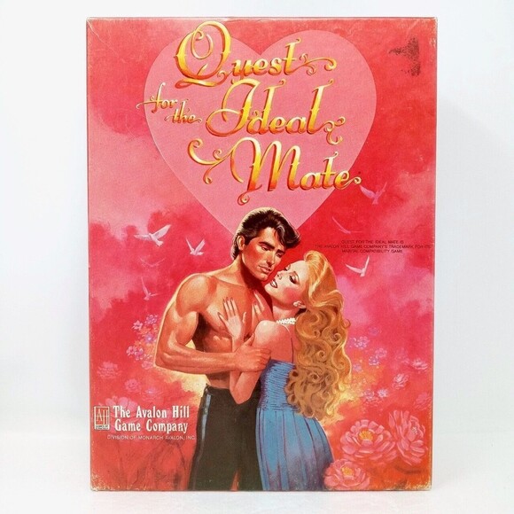 QUEST FOR THE IDEAL MATE - Vintage Avalon Hill Arcana 1987 Board Game - Unplayed - Picture 1 of 10